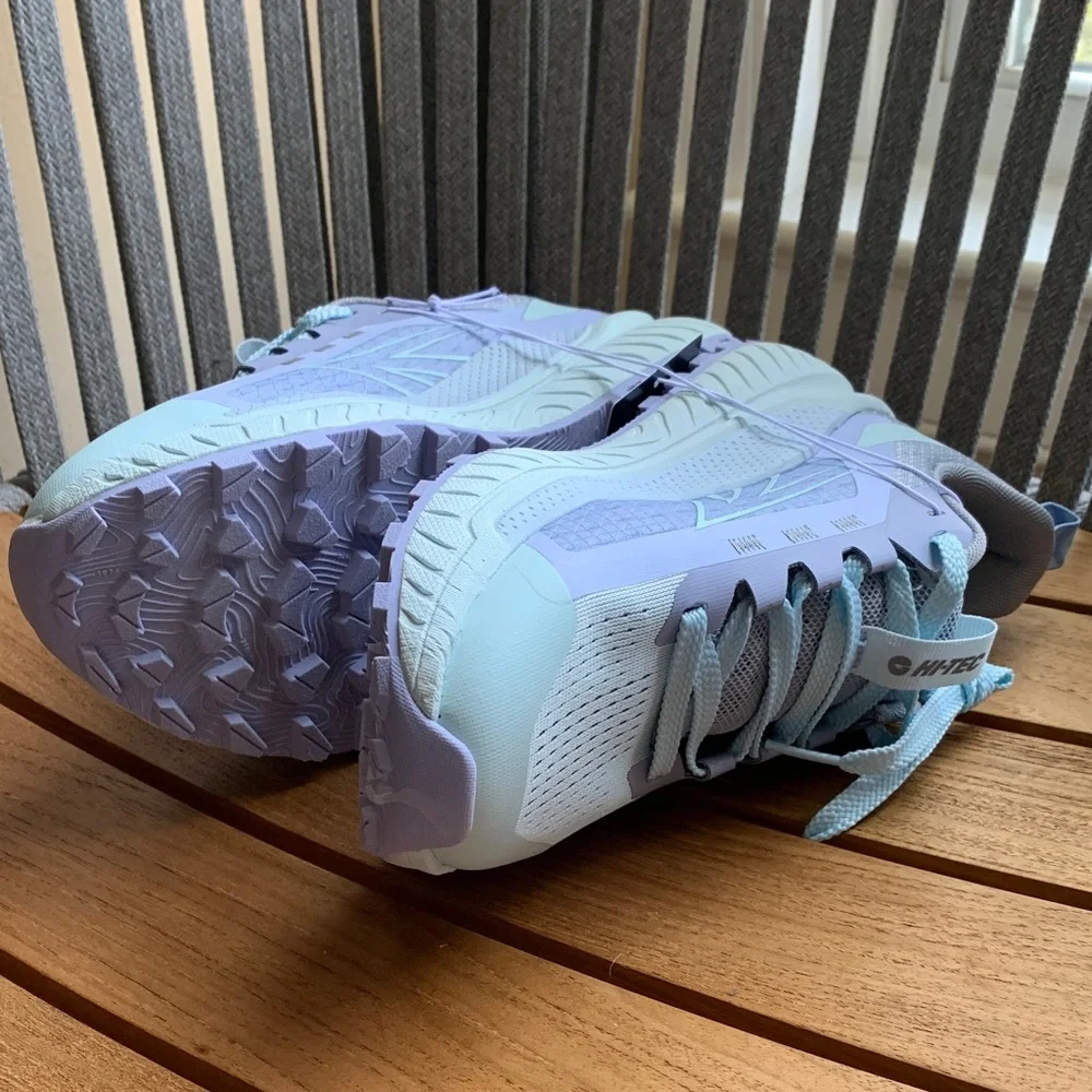 Hi-Tec Women's Light Blue and Lavender Shoes - Picture 3 of 9